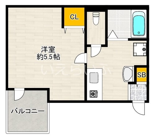 コンステラシオン西六郷の物件間取画像